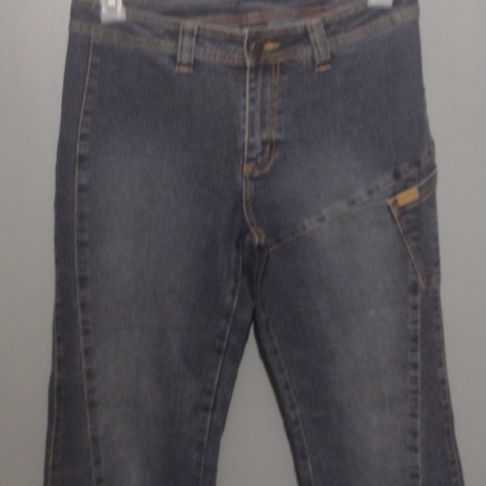 Fubu The Collection Women's Jeans vintage small flare side pocket size 11/12 Y2K